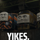 Image for article titled Thomas The Tank Engine Is Destroying All Cartoon Vehicles And Creeping Me The Hell Out